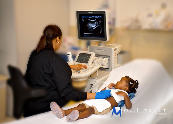 Diversas partes do corpo da criança podem ser analisadas através da ecografia